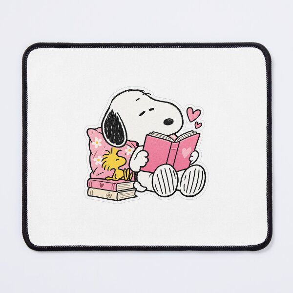 Item preview, snoopy reading book  designed and sold by Jadedoodle.