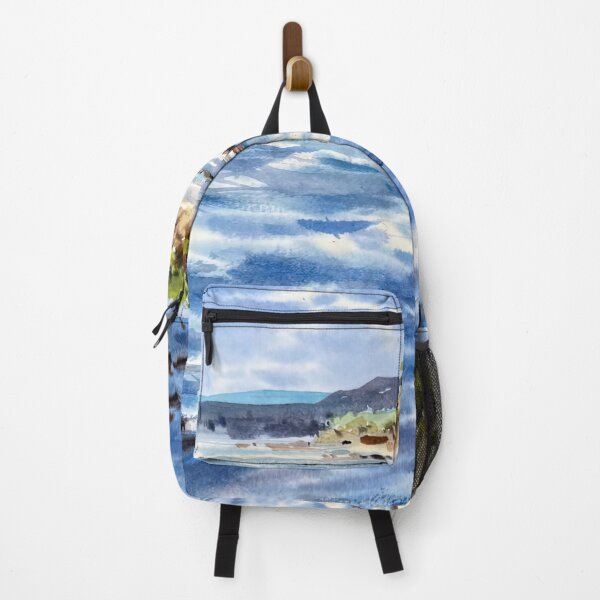 Item preview, Rocky Headland and Crashing Waves in Watercolor designed and sold by sujitS99.