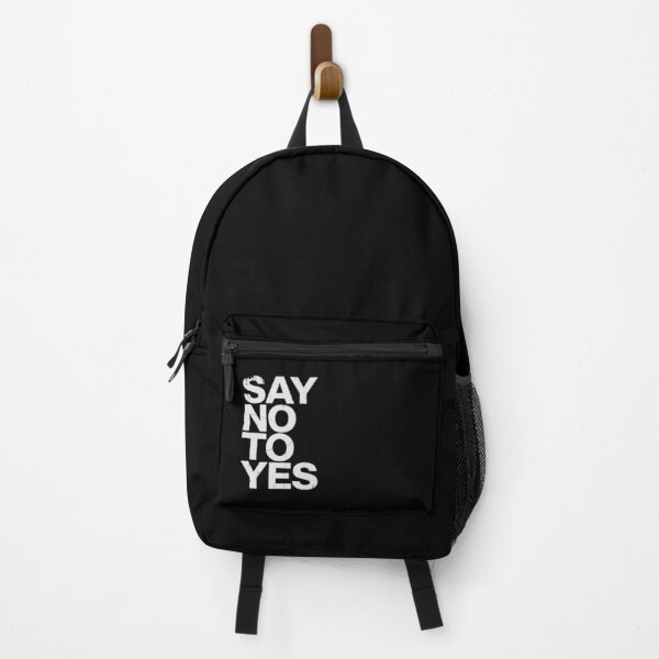 Item preview, SAY NO TO YES in White Grungy Letters designed and sold by StudioDestruct.