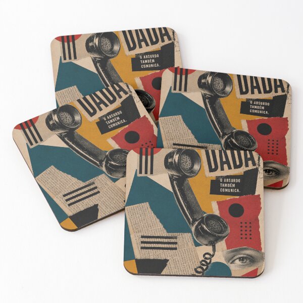 Item preview, The Absurd Communicates Too — Dada Telephone Collage designed and sold by MarksBook.