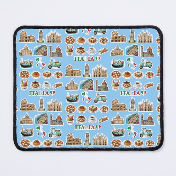 Item preview, Ultimate Italy Travel & Culture Sticker Pack - Landmarks, Food, Vespa designed and sold by Yasmine Mohammed.