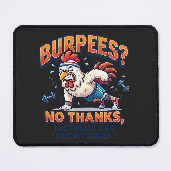 Artikelvorschau, Burpees? Nein danke – Fit Rooster entworfen und verkauft von StellarBees.