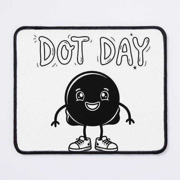 Item preview, DOT DAY Mascot - Cute Dot Character Streetwear designed and sold by ismai6.