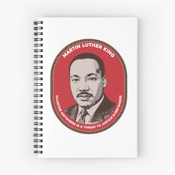 Item preview, Martin Luther King Jr Injustice Anywhere Quote Crest. designed and sold by HEGARY.