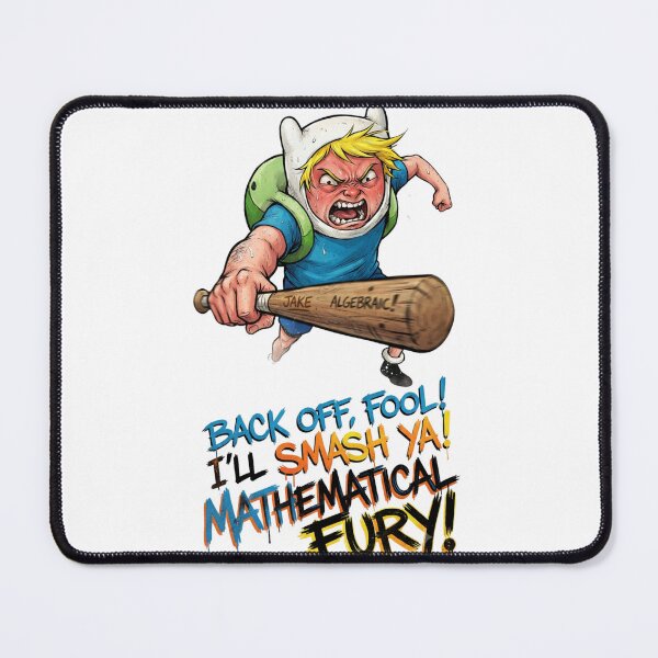Item preview, Angry Finn Adventure Bat Illustration - Mathematical Fury designed and sold by FreakToons.