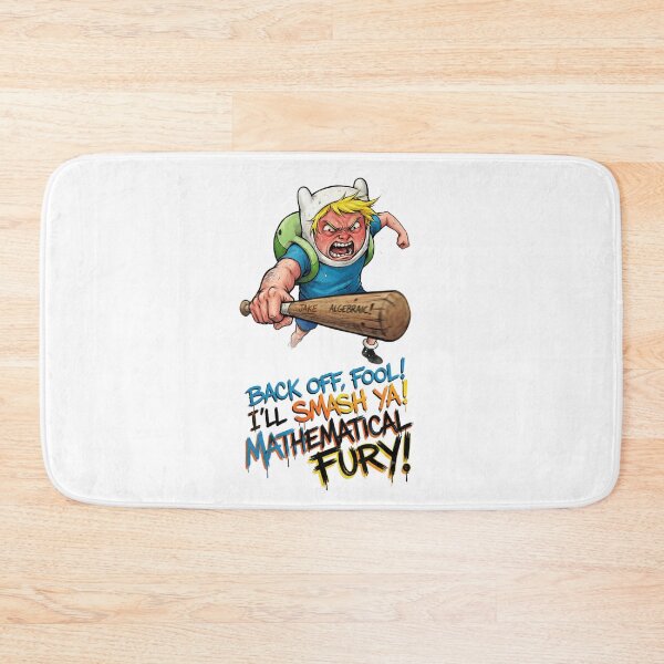 Item preview, Angry Finn Adventure Bat Illustration - Mathematical Fury designed and sold by FreakToons.