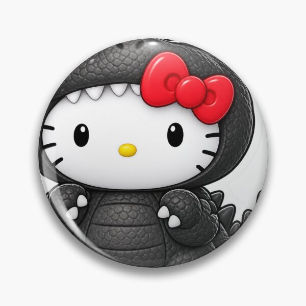 Item preview, Hello kitty godzilla  designed and sold by Jadedoodle.