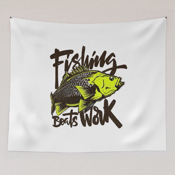 Item preview, Fishing beats Work designed and sold by Brushtype.