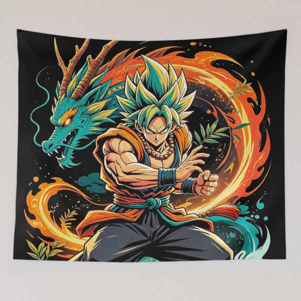 Item preview, Dragon  Epic Anime Martial Arts Art designed and sold by Raloel Art.