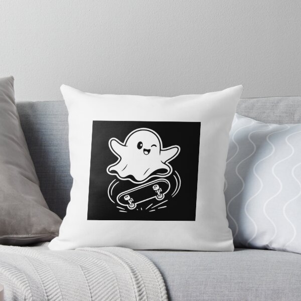 Item preview, Ghost Kickflip Skateboarder – Funny Cute Kawaii Skater designed and sold by SakuraHQ.