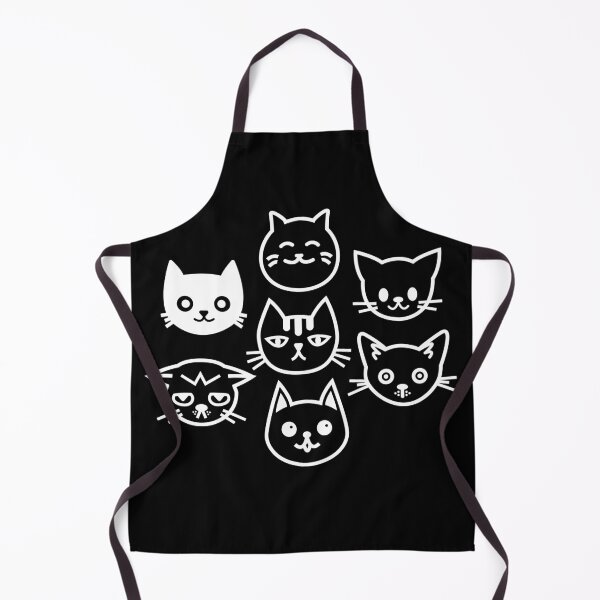 Item preview, 7 minimalist cats together, negative designed and sold by yuretzius.