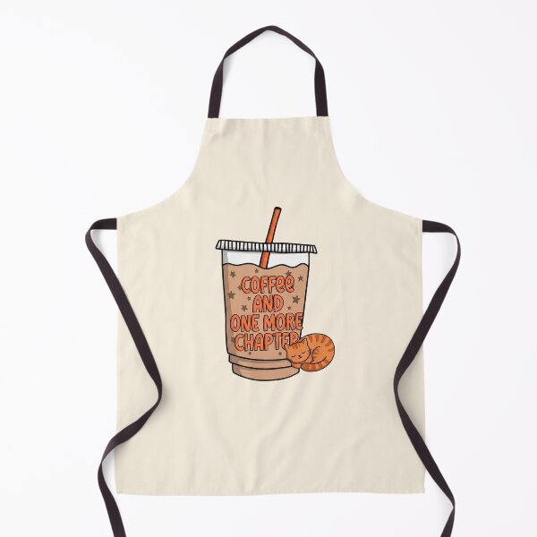 Item preview, Coffee And One More Chapter - Iced Latte Orange Tabby Cat Book Lover Bookish designed and sold by wingoo22.