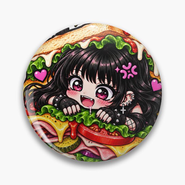 Item preview, Goth Food Gremlin Loves Deli Sandwiches designed and sold by AnnekeJordaan.