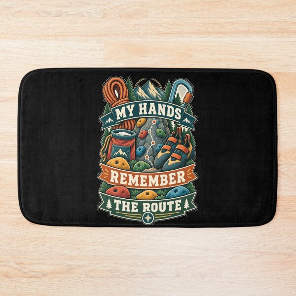 Item preview, My Hands Remember The Route Vintage Rock Climbing designed and sold by Gustavo Navarro.