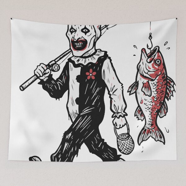 Item preview, Art The Clown Fishing Horror Slasher  designed and sold by Brexmore3.