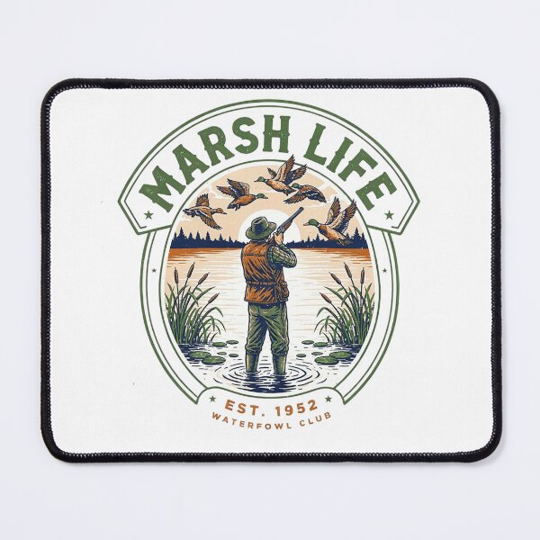Item preview, Waterfowl Hunting Shirt – Vintage Duck Hunter Marsh Life Design designed and sold by Mahilis.