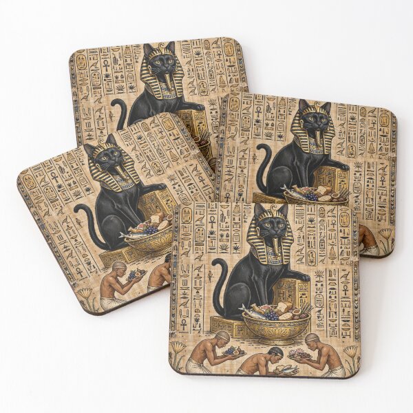 Item preview, When Cats Were Gods - Egyptian Pharaoh Cat designed and sold by Csaba1983.