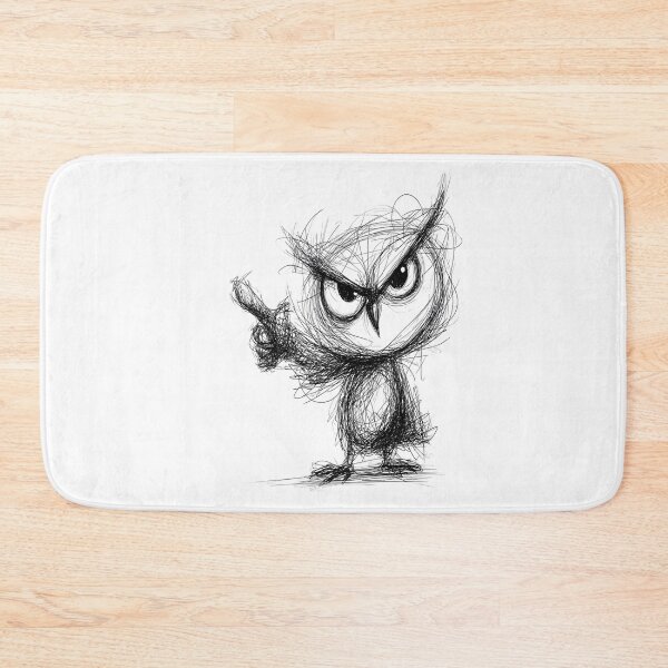 Item preview,  Adorable Night Owl Doodle designed and sold by BRETT'S ART STUDIO.