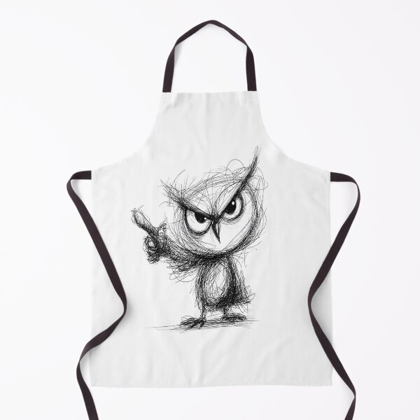 Item preview,  Adorable Night Owl Doodle designed and sold by BRETT'S ART STUDIO.