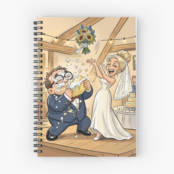 Item preview, Messy Face in Wedding Cake Smash Funny Cartoon Illustration designed and sold by jo-e-basta.