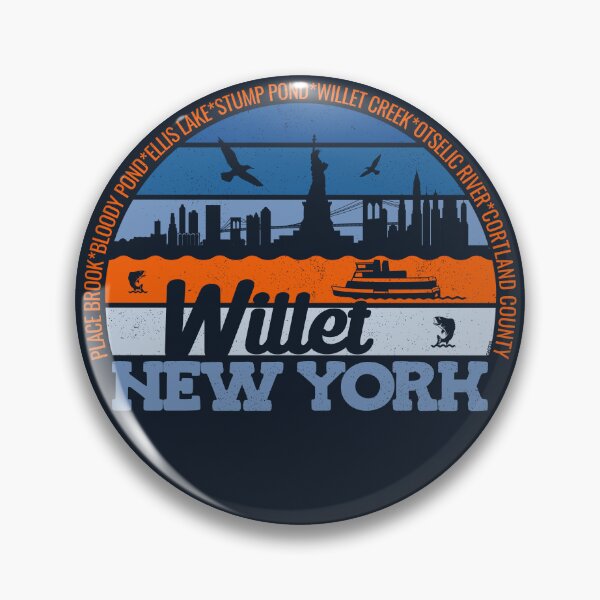 Item preview, Willet New York Sunset Retro Vintage Local Pride Logo designed and sold by CRHPOD20.