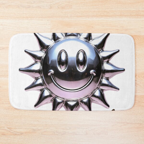 Item preview, Y2K Aesthetic Metallic Sun Face Butterflies designed and sold by GSideArtStore.