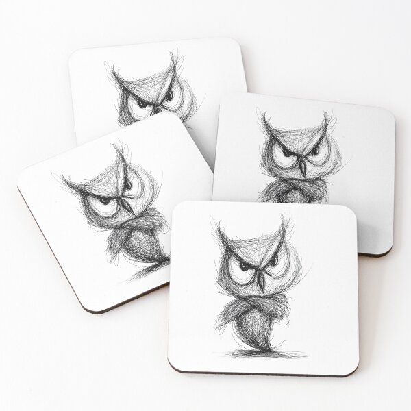 Item preview, Night Owl Doodle designed and sold by BRETT'S ART STUDIO.