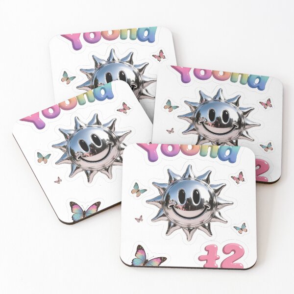 Item preview, Y2K Aesthetic Metallic Sun Face Butterflies designed and sold by GSideArtStore.