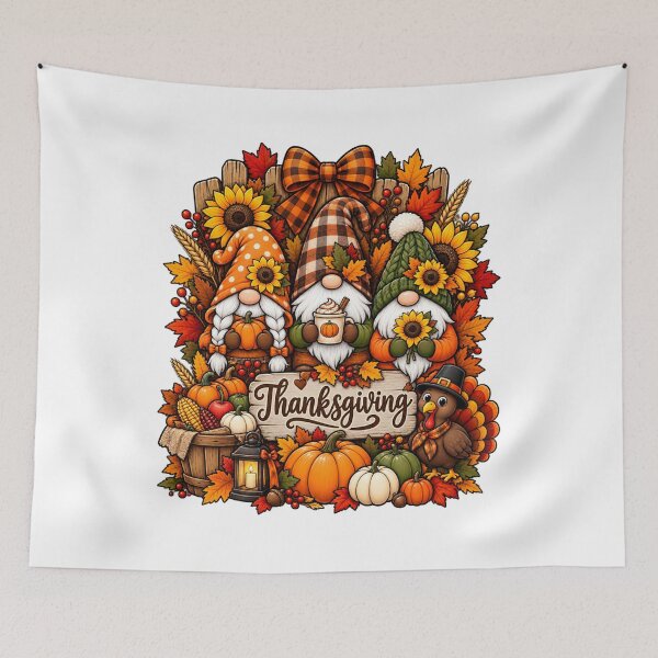 Item preview, Thanksgiving Gnome Family designed and sold by afr-saad.