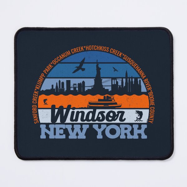 Item preview, Windsor New York Sunset Retro Vintage Local Pride Logo designed and sold by CRHPOD20.