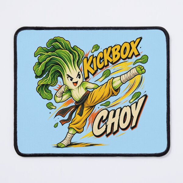 Item preview, Kickbox Choy Funny Bok Choy Martial Arts Pun designed and sold by SVox.