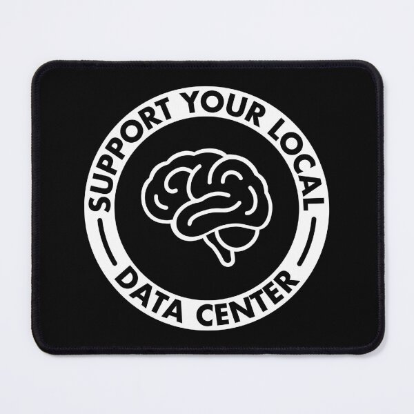 Item preview, Funny Anti Data Center designed and sold by Huhnerdieb Apparel.