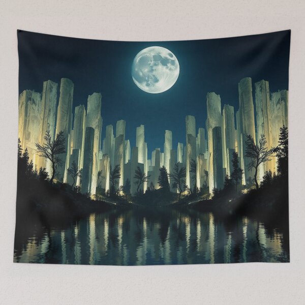 Item preview, Cave Arch Golden Sunburst Landscape designed and sold by IntelliMindDesigns.