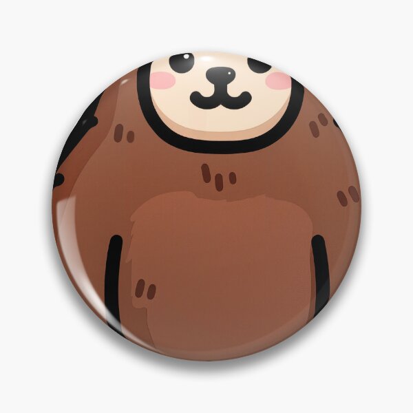 Item preview, Lindo monstruo Sasquatch Yeti marrón Kawaii designed and sold by GSideArtStore.
