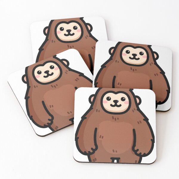 Item preview, Cute Brown Yeti Sasquatch Monster Kawaii designed and sold by GSideArtStore.