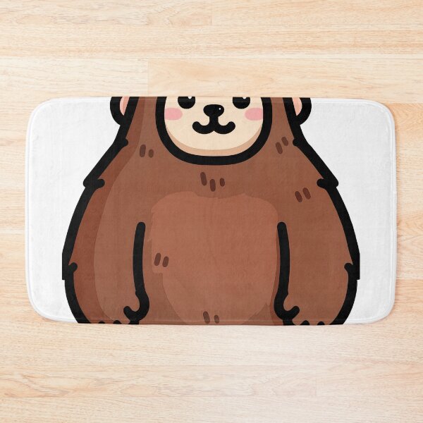 Item preview, Cute Brown Yeti Sasquatch Monster Kawaii designed and sold by GSideArtStore.