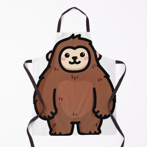 Item preview, Cute Brown Yeti Sasquatch Monster Kawaii designed and sold by GSideArtStore.