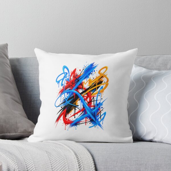 Item preview, Electric Paint Motion – Abstract Urban Stroke Streetwear T-Shirt designed and sold by WAJIHLZ.