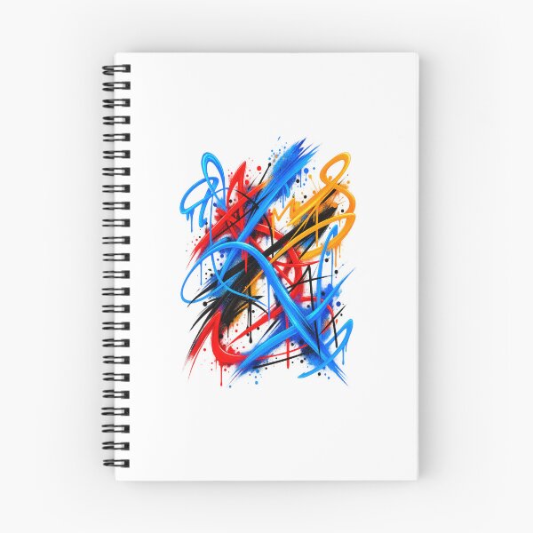 Item preview, Electric Paint Motion – Abstract Urban Stroke Streetwear T-Shirt designed and sold by WAJIHLZ.