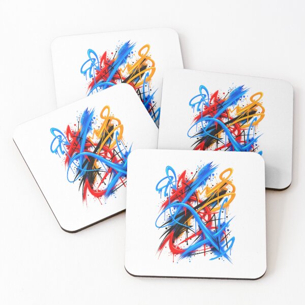 Item preview, Electric Paint Motion – Abstract Urban Stroke Streetwear T-Shirt designed and sold by WAJIHLZ.