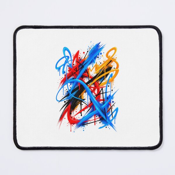 Item preview, Electric Paint Motion – Abstract Urban Stroke Streetwear T-Shirt designed and sold by WAJIHLZ.
