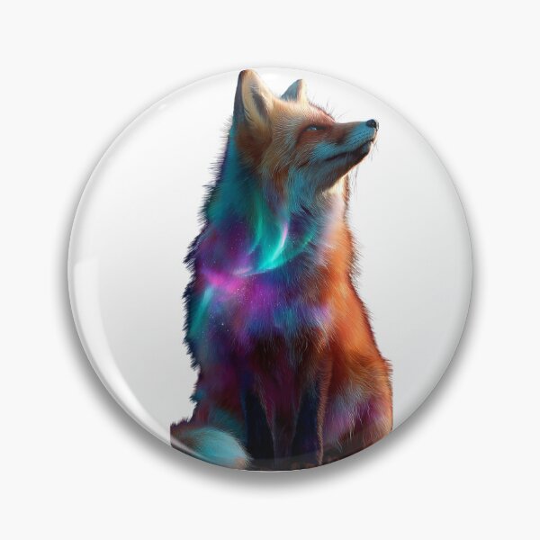 Item preview, Majestic Cosmic Aurora Red Fox  designed and sold by LC&LCPlatform.