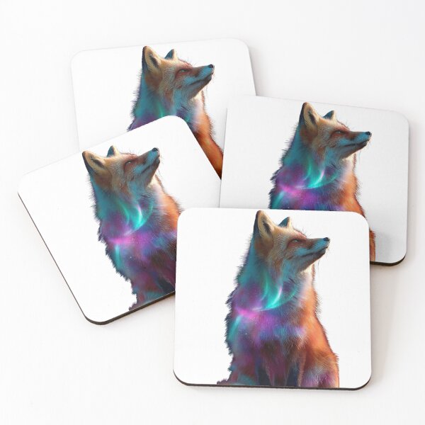 Item preview, Majestic Cosmic Aurora Red Fox  designed and sold by LC&LCPlatform.