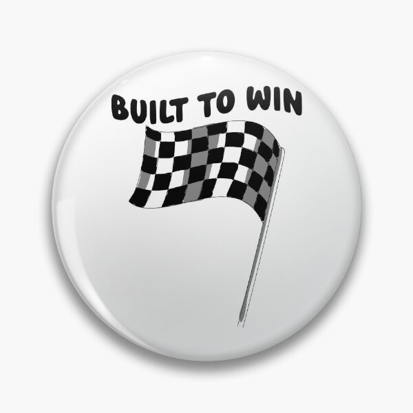 Item preview, Built To Win - Classic Racing Checkered Flag designed and sold by NAMASTHE WORLD.