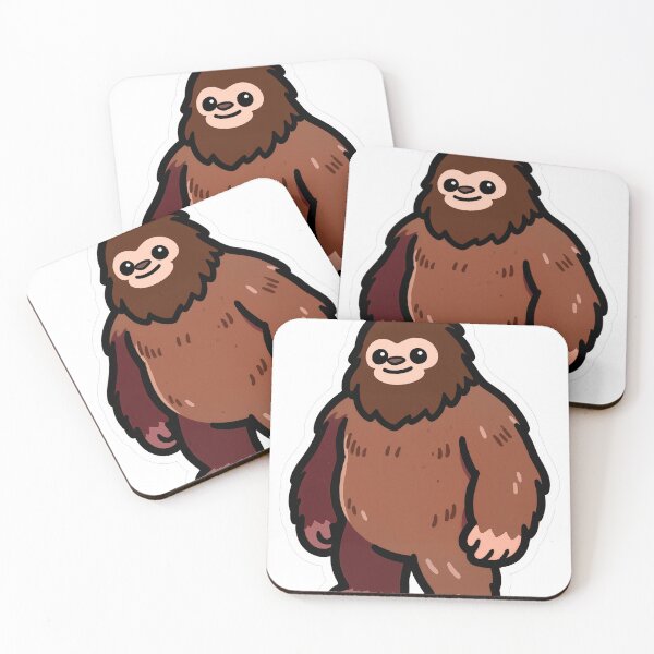Item preview, Cute Brown Yeti Sasquatch Monster Kawaii designed and sold by GSideArtStore.