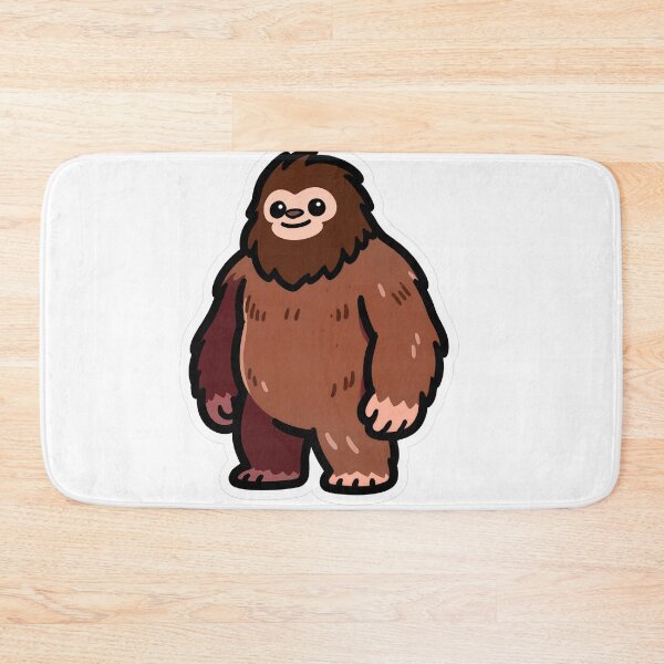 Item preview, Cute Brown Yeti Sasquatch Monster Kawaii designed and sold by GSideArtStore.