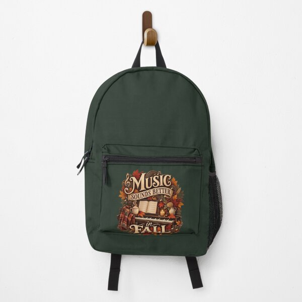 Item preview, Music Sounds Better in Fall – Cozy Autumn Music Lover Design designed and sold by astersgraphics.