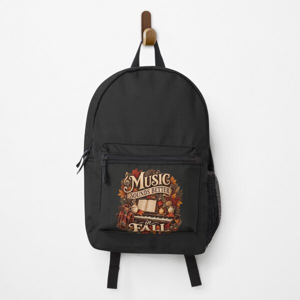 Item preview, Music Sounds Better in Fall – Cozy Autumn Music Lover Design designed and sold by astersgraphics.
