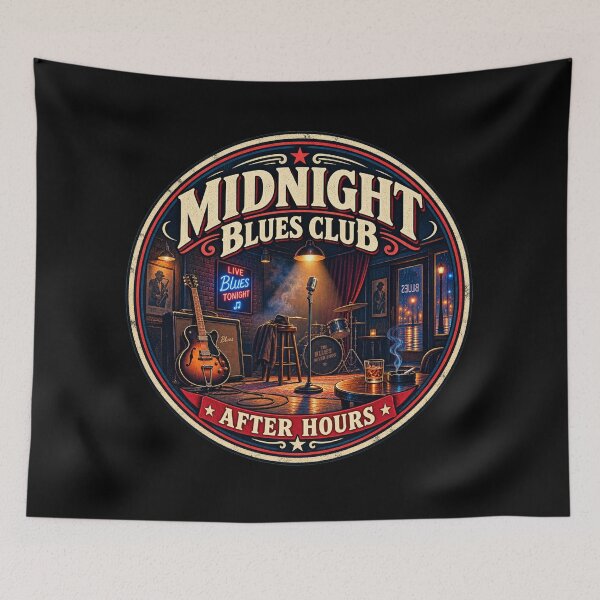Item preview, Midnight Blues Club After Hours designed and sold by QuietSpark.
