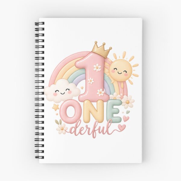 Item preview, One-derful Year Rainbow – First Birthday Design designed and sold by Tati Studio.